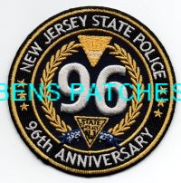 NEW JERSEY,NEW JERSEY STATE POLICE ANNIVERSARTY 96TH 1